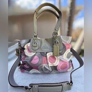 Vintage Coach Ashley Snaphead Carryall